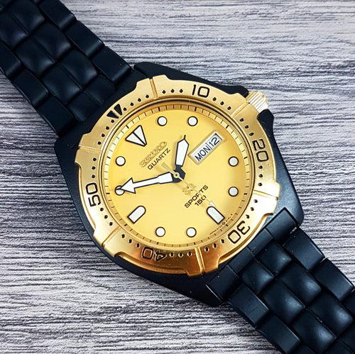 1989 Seiko SQ Sports 150 5Y23-6080 Quartz Diver
