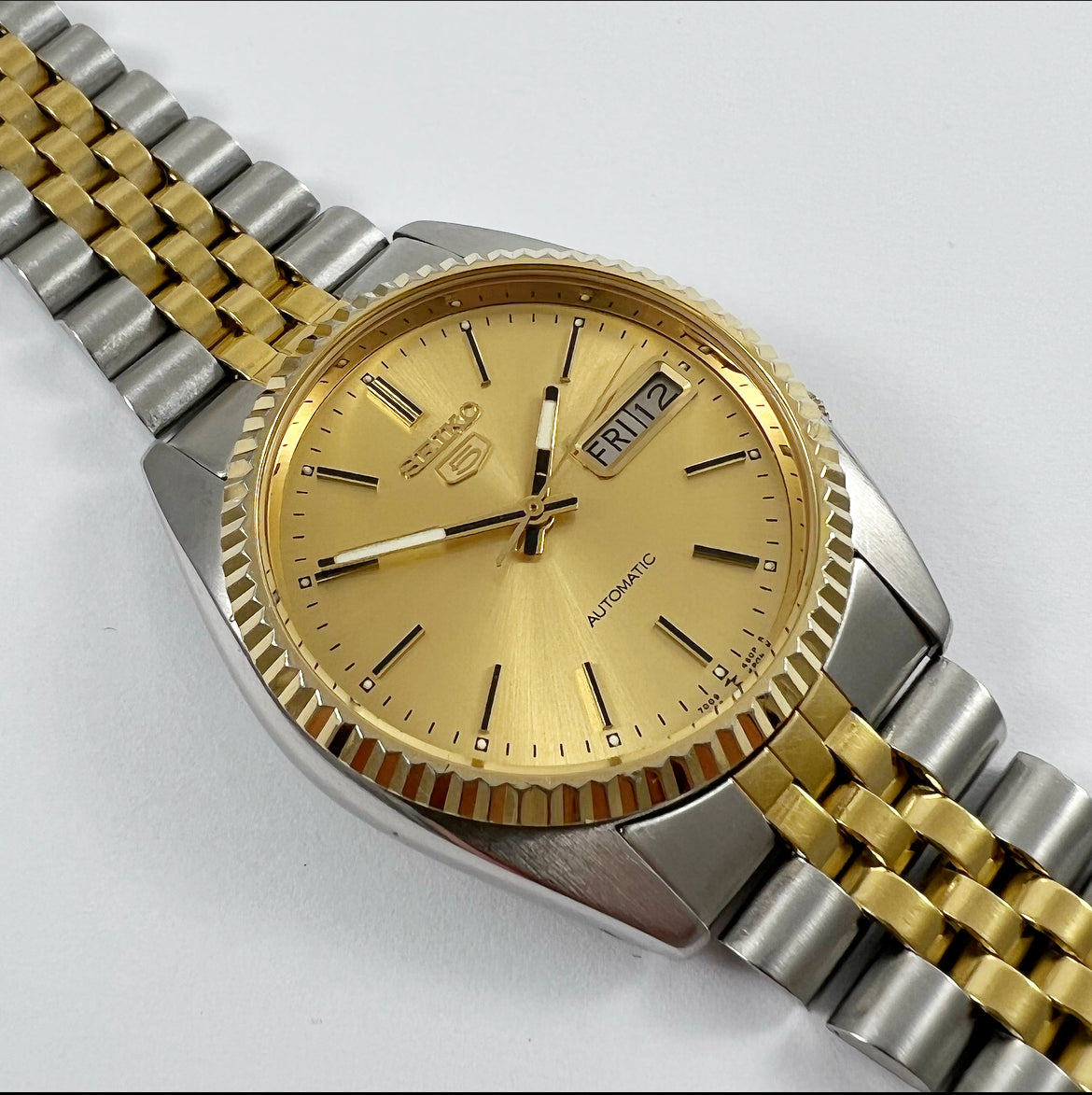 1991 Seiko 5 7009 3110 Automatic Datejust Mornington Watches 1991-seiko-5-7009-3110-automatic-datejust-mornington-watches