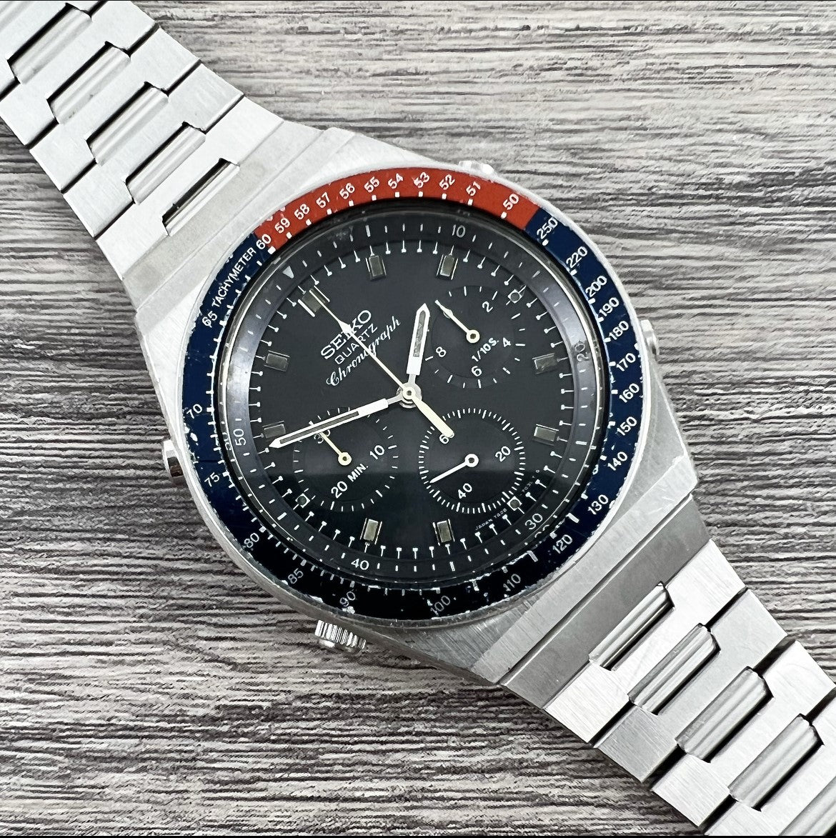 1982 Seiko SQ 7A28-703A Quartz Chronograph – Mornington Watches