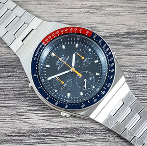 1982 Seiko SQ 7A28-703A Quartz Chronograph