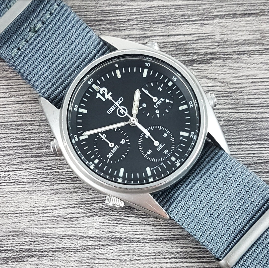 Seiko RAF GEN1 Chronograph 7A28-7120 482143 – C.W. Watch Shop