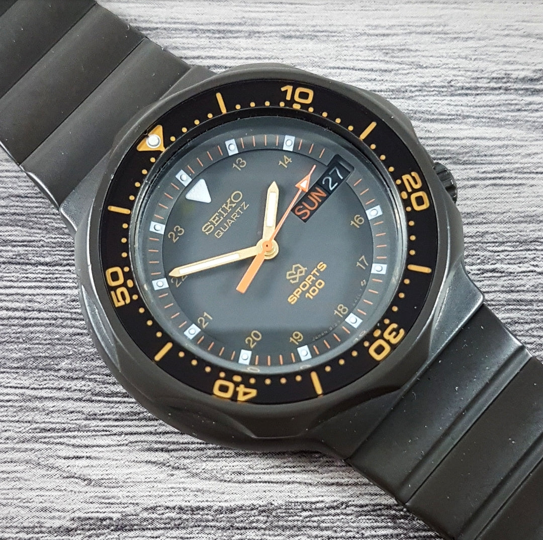 1985 Seiko SQ Sports 100 8123-6280 Quartz – Mornington Watches
