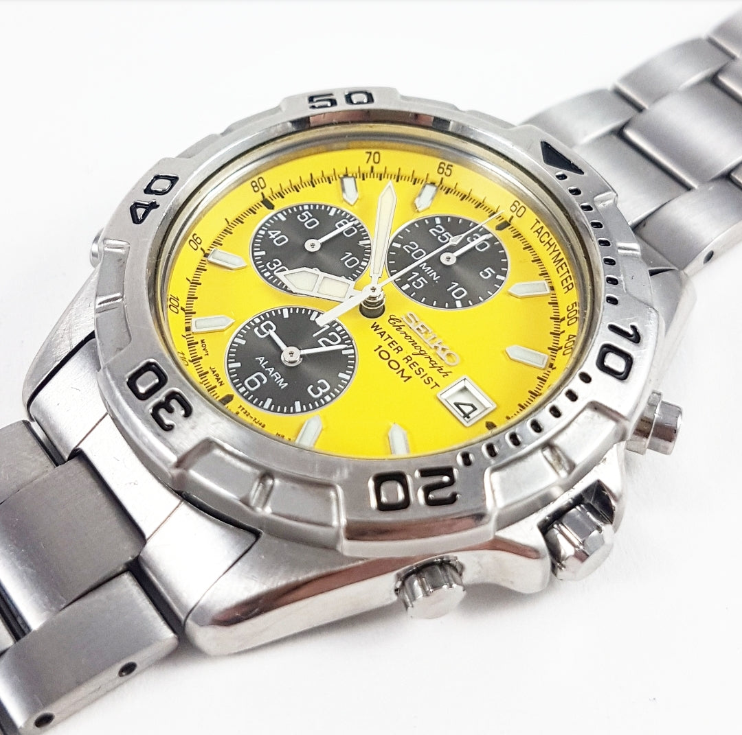 1998 Seiko 100m Alarm Chronograph 7T32-7F70 Quartz – Mornington