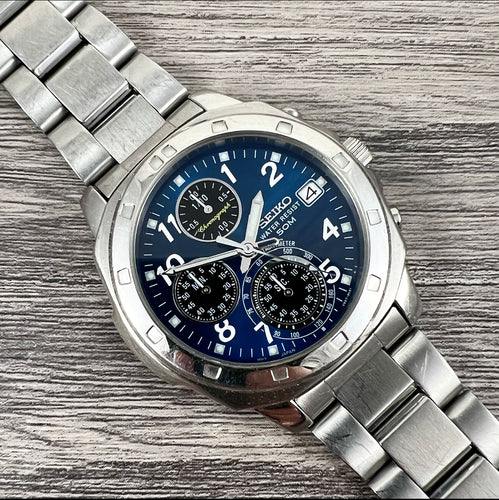 1998 Seiko 50m Chronograph V657-9010 Quartz