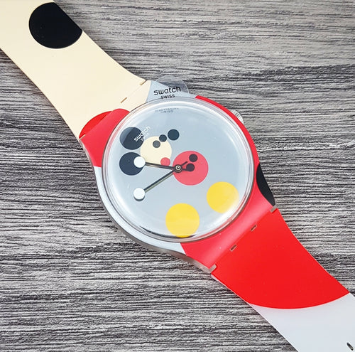 2018 Swatch x Damien Hirst 'Mirror Spot Mickey' New Old Stock